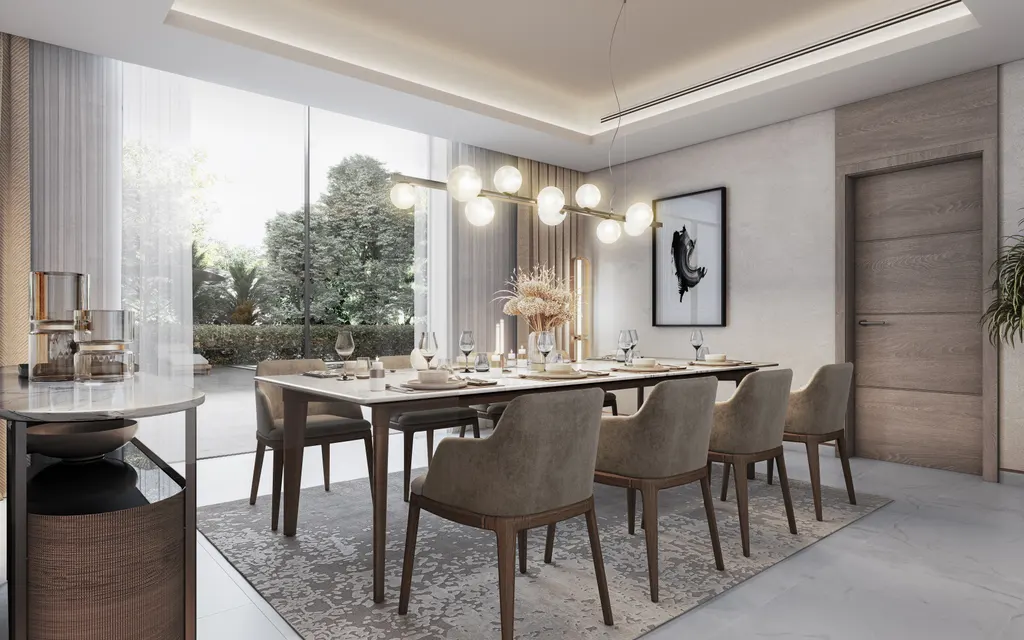 Estate villa dining room